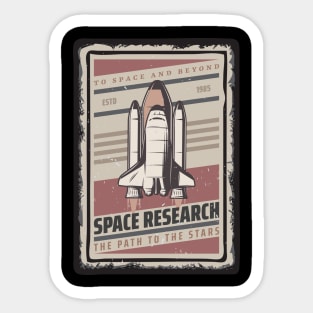 spaceship Sticker